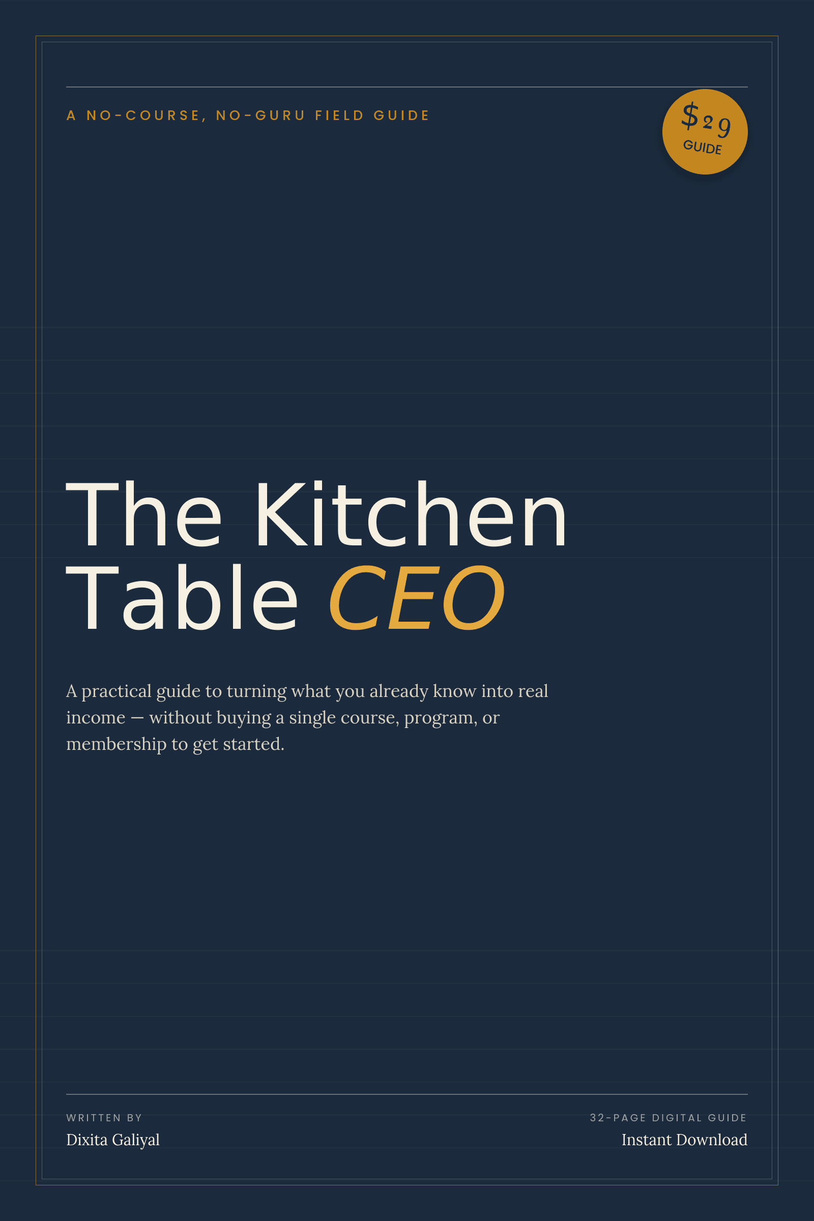 The Kitchen Table CEO